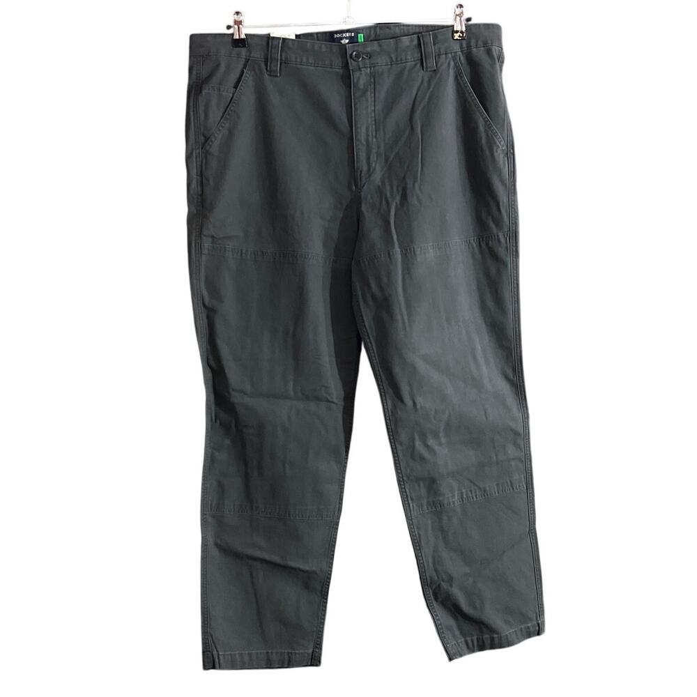 Dockers Men's Straight Fit Utility Pants Grey Gray Size 40W 30L 40x30 New